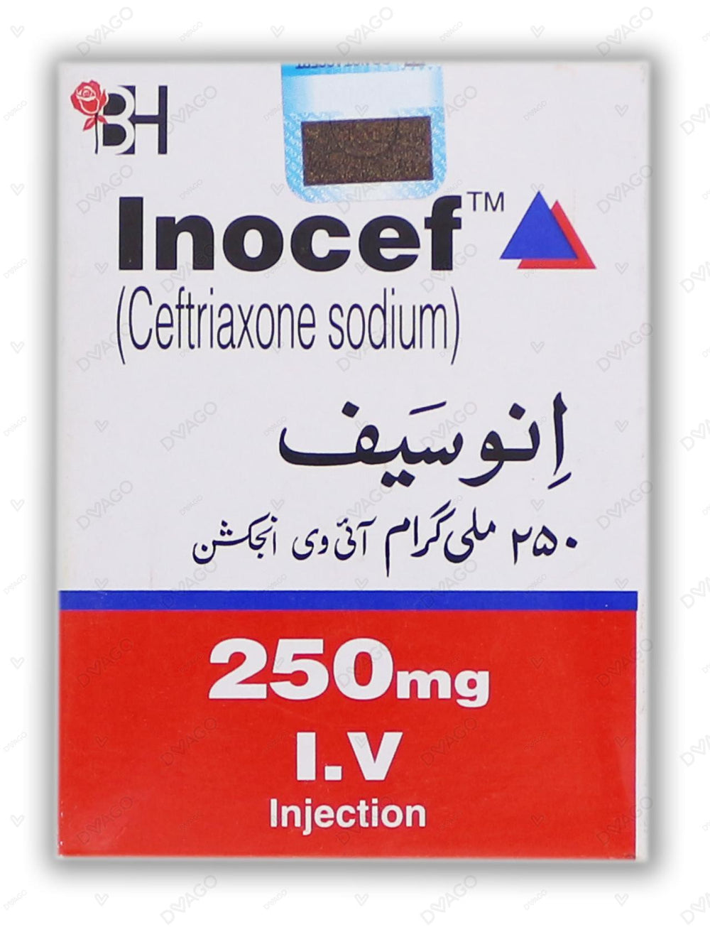 Inocef Iv Injection 250mg  (1 Box = 1 Injection)