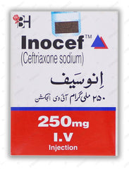 Inocef Iv Injection 250mg  (1 Box = 1 Injection)