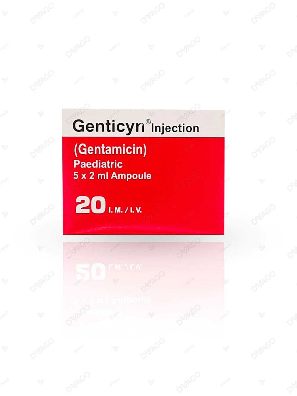 Gentic Injection 20mg 2ml (1 Box = 5 Ampoules)