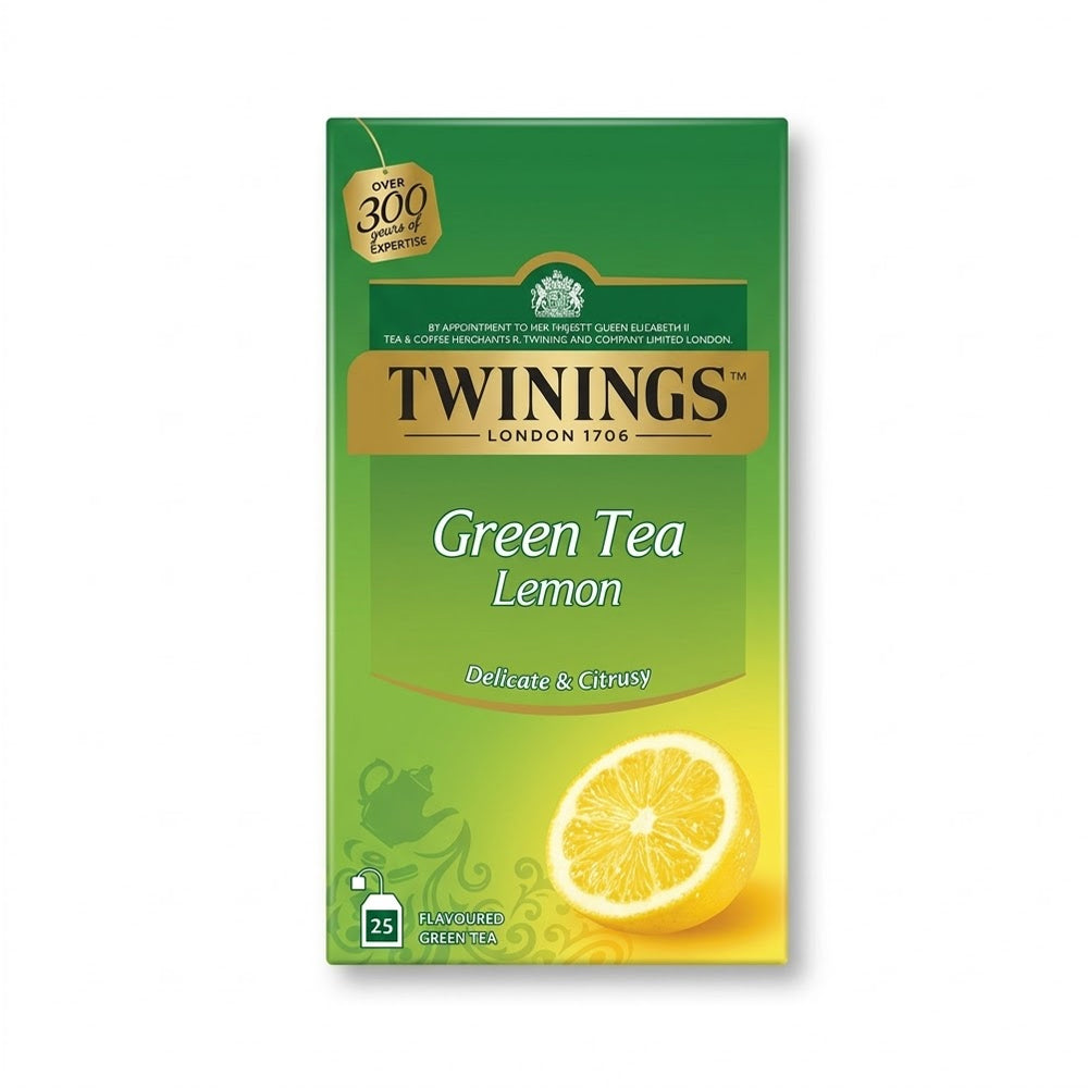 TWININGS GREEN TEA BAGS LEMON 40 GM BASIC Default Title - MamasJan Grocery Food