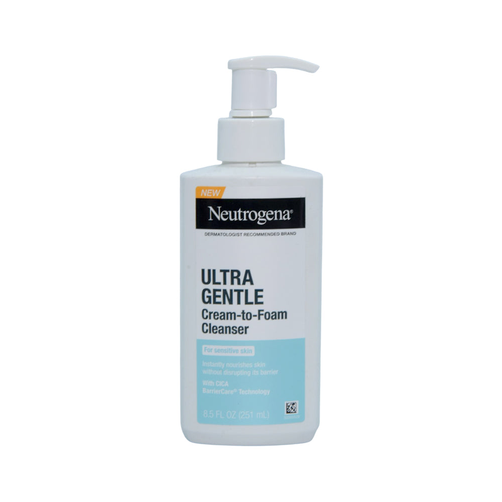 NEUTROGENA ULTRA GENTLE CREAM TO FOAM CLEANSER 251ML Default Title - MamasJan skincare