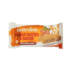 NUTRILOV PEANUT BUTTER & RAISIN GRANOLA BAR 45G Default Title - MamasJan Grocery