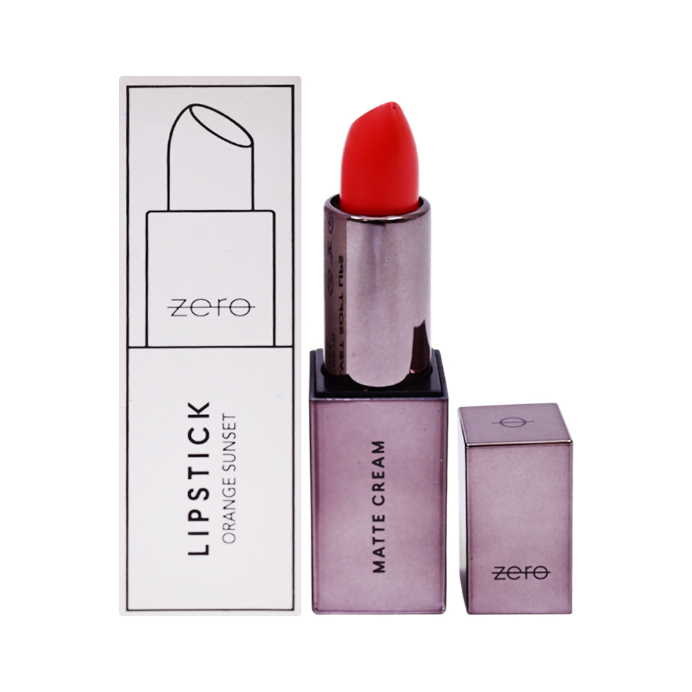 ZERO LIPSTICK ORANGE SUNSET MATTE CREAM Default Title - MamasJan Makeup