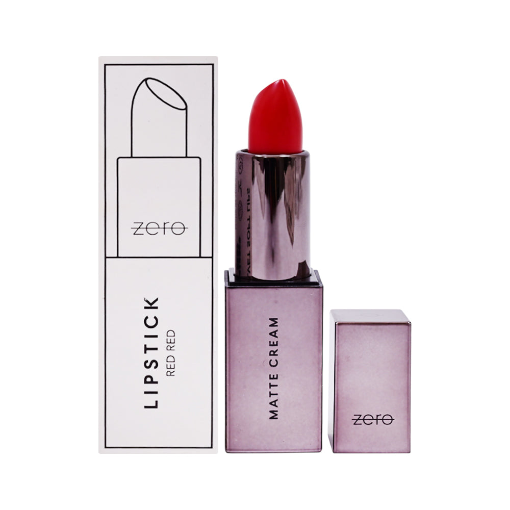 ZERO LIPSTIC RED RED MATTE CREAM Default Title - MamasJan Makeup