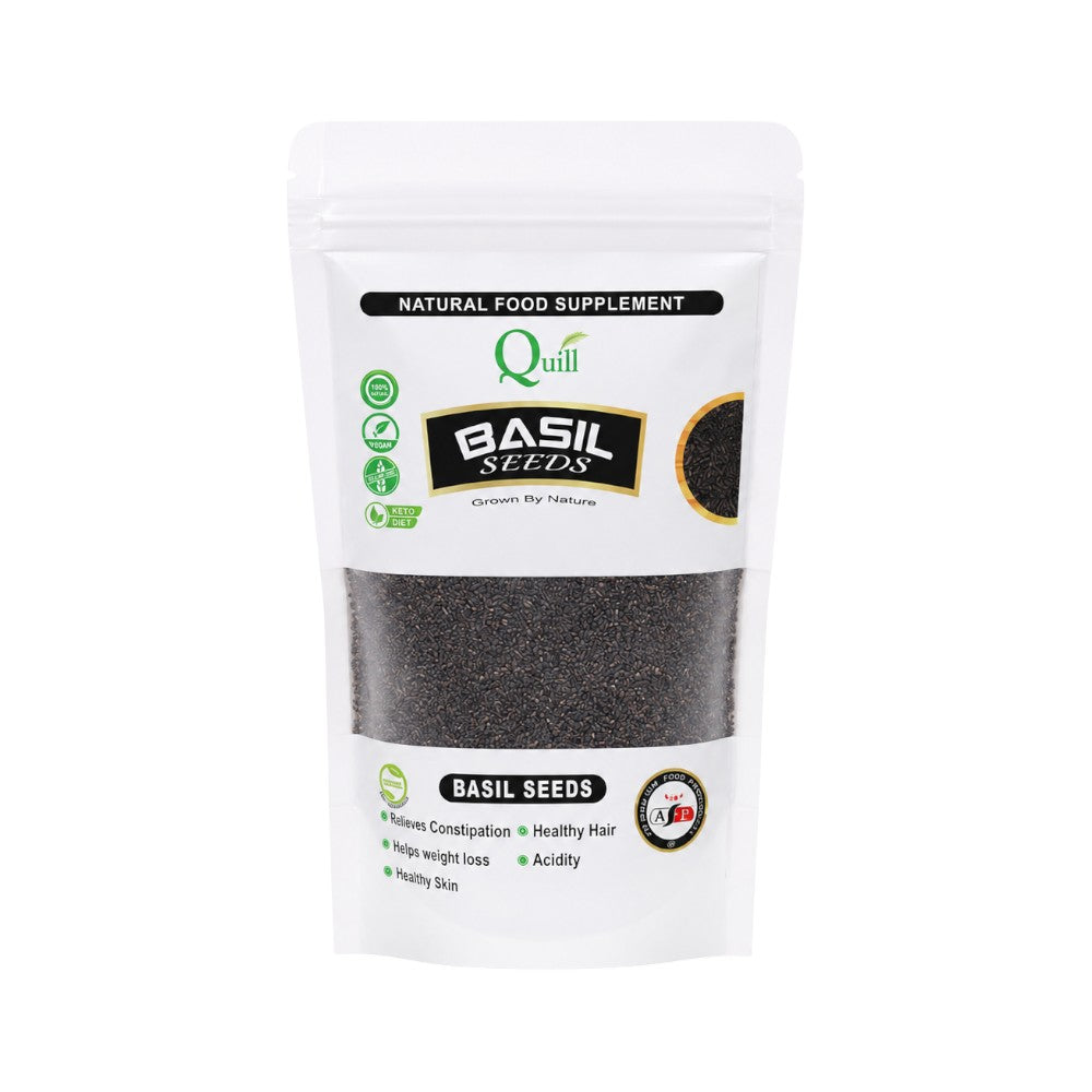 QUILL BASIL SEEDS 200 GM Default Title - MamasJan GroceryFoods