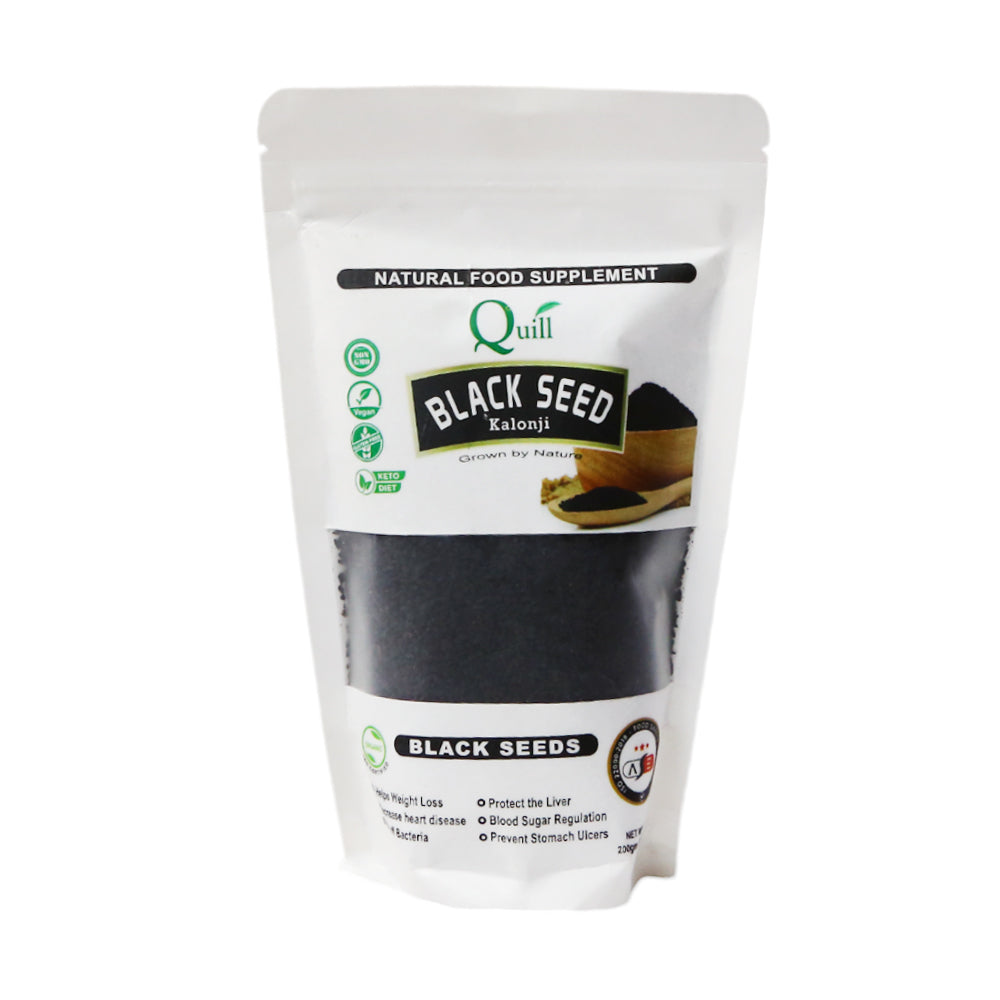 QUILL BLACK SEED KALONJI 200 GM Default Title - MamasJan GroceryFoods