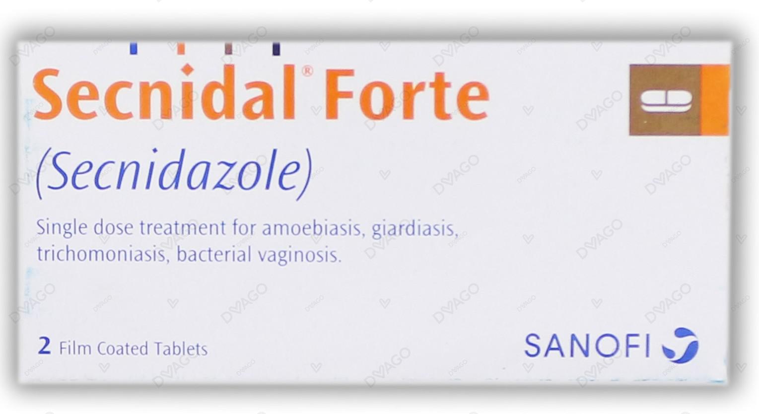 Secnidal Forte Tablets 1g (1 Box = 1 Strip)(1 Strip = 2 Tablets)