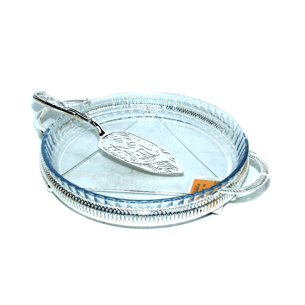 CAKE DISH QUEENANE 6227 PC Default Title - MamasJan Crockery