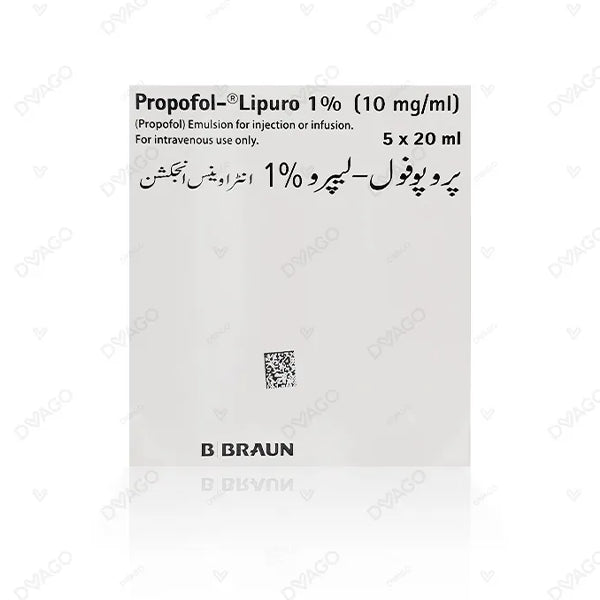Propofol 20ml Lipuro 1% 200mg/20ml