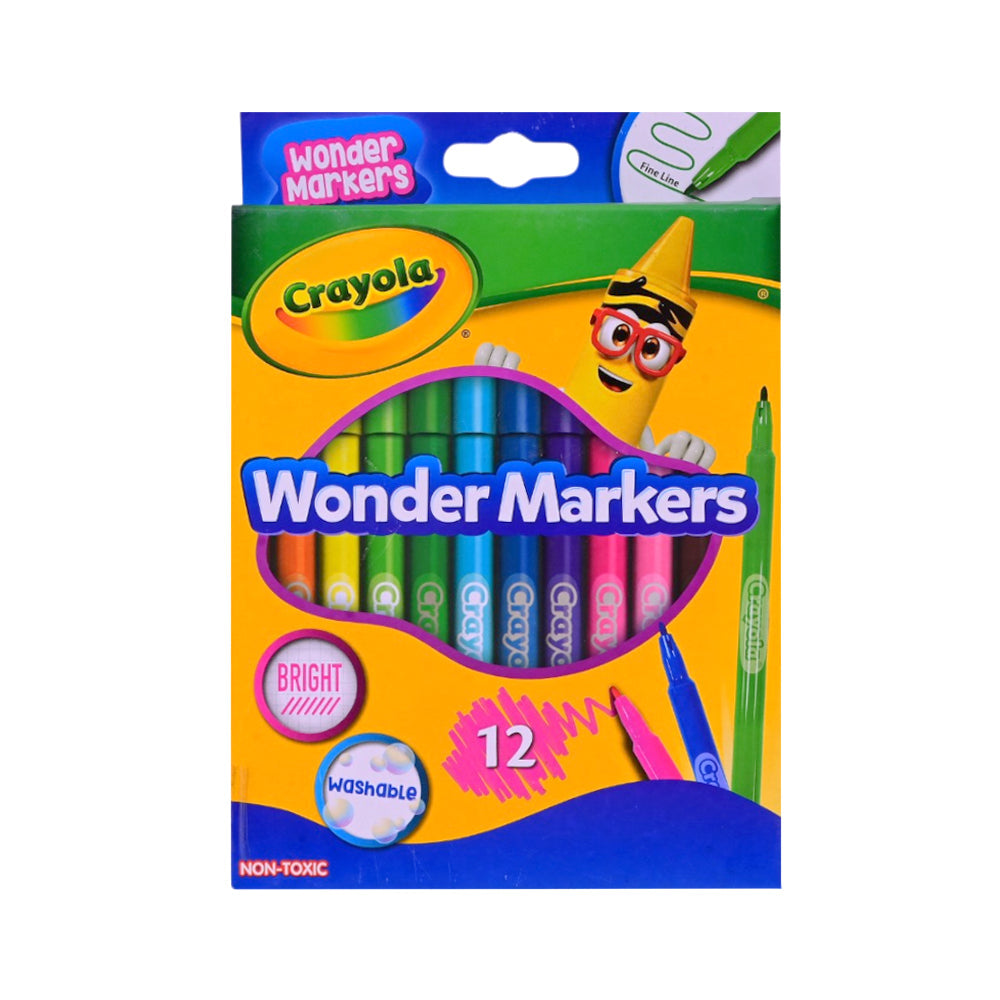 580084 CRY 12CT WONDER MARKER A.I Default Title - MamasJan Toys