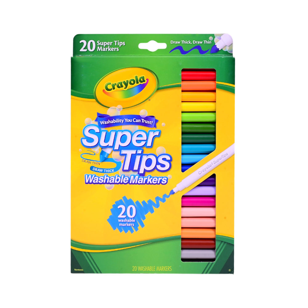 588106 CRY WASHABLE MARKER 20PC Default Title - MamasJan Toys