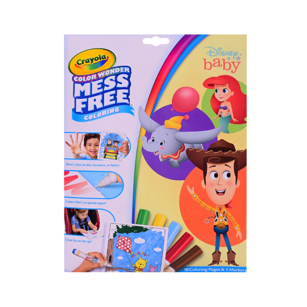 752781 CRY DISINEY CRAYON BOOK Default Title - MamasJan Toys
