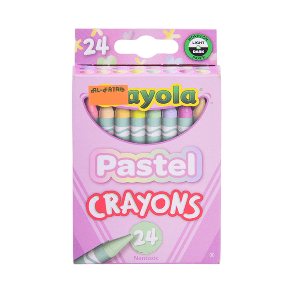 521835 CRY PASTEL CRAYONS 24CLR A.I Default Title - MamasJan Toys