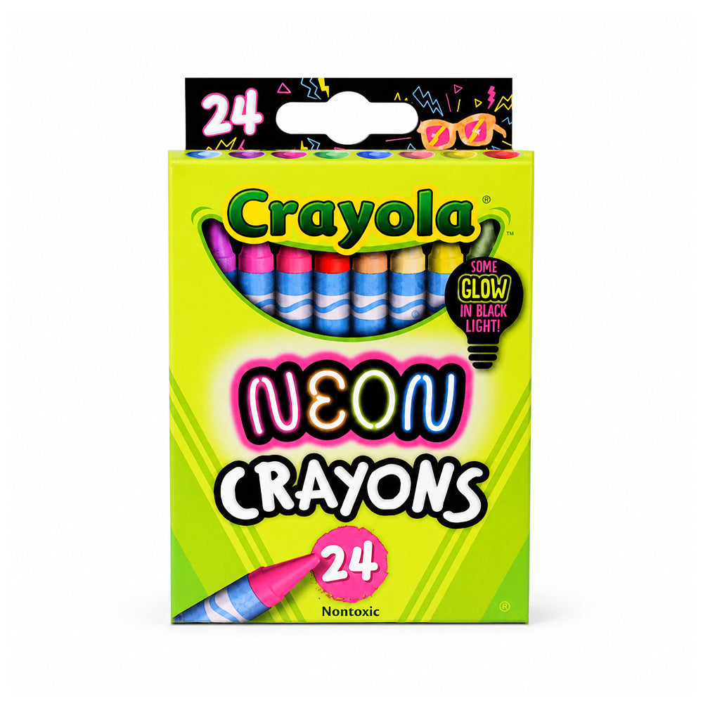 522998 CRY CRAYON 24CT NEON A.I Default Title - MamasJan Toys