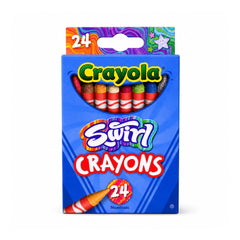 523439 CRY 24CT SWIRL CRAYON A.I Default Title - MamasJan Toys