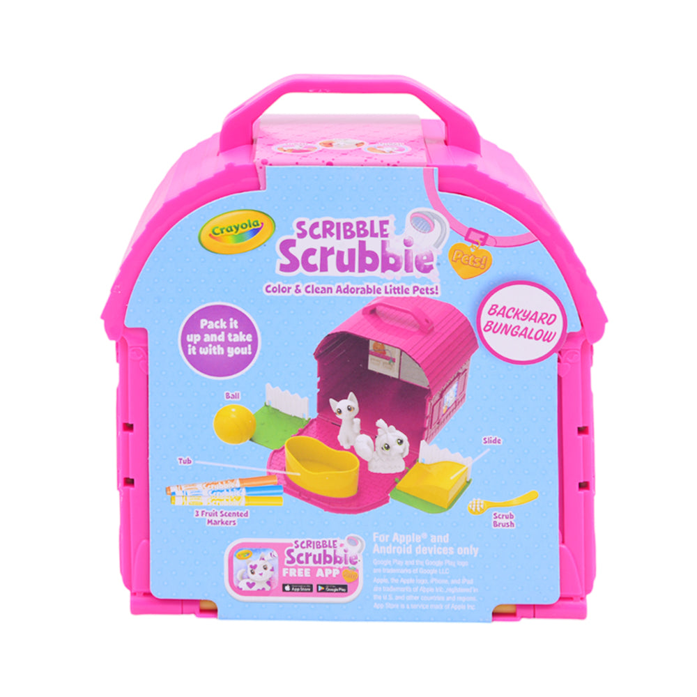 747428 CRY SCRUBBIE PETS BACKYARD BUNGALOW A.I Default Title - MamasJan Toys