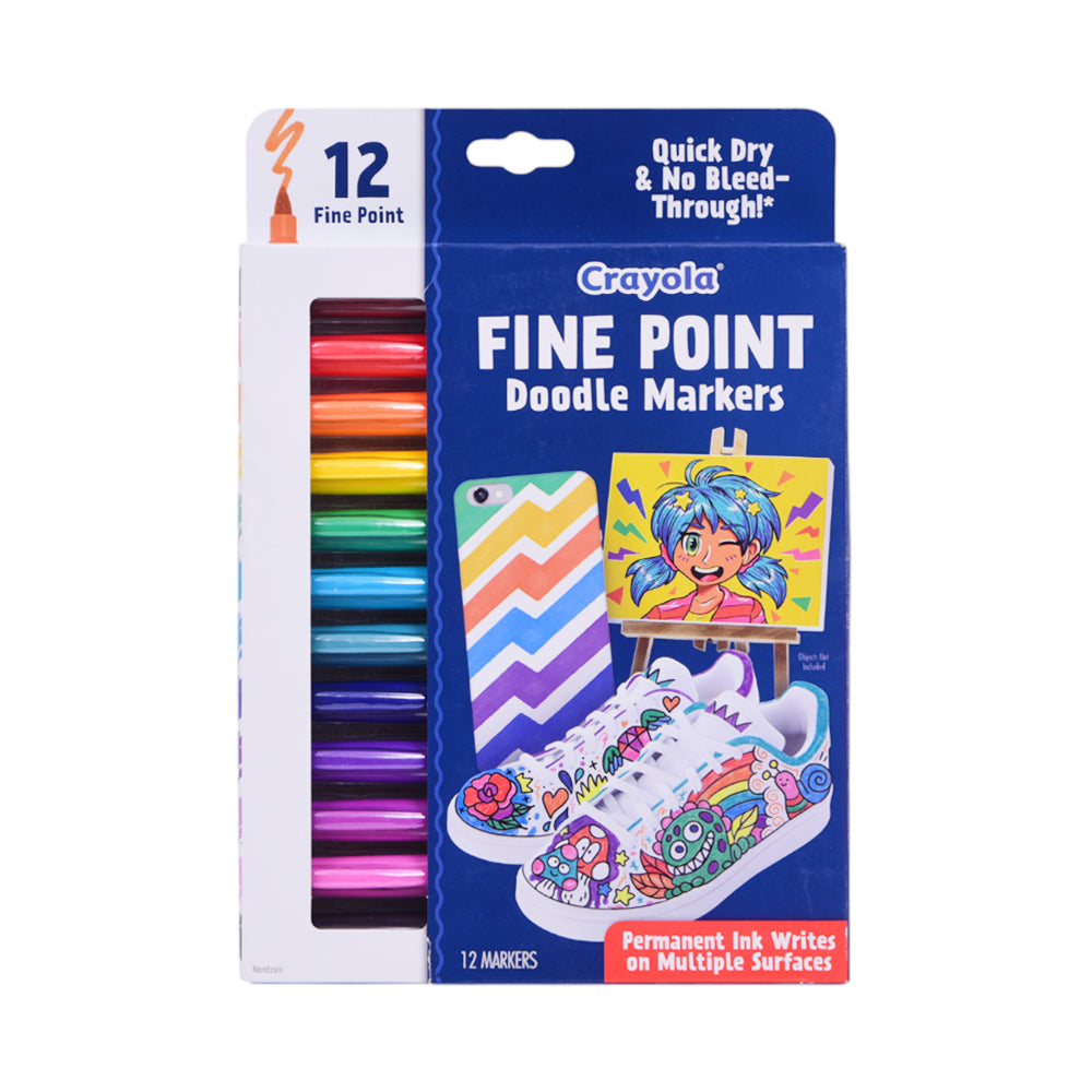588312 CRY MARKER DOODLE 12CLR A.I Default Title - MamasJan Toys