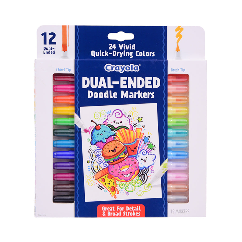 588314 CRY BOLD MARKER VIBRNT DUAL 12CLR A.I Default Title - MamasJan Toys