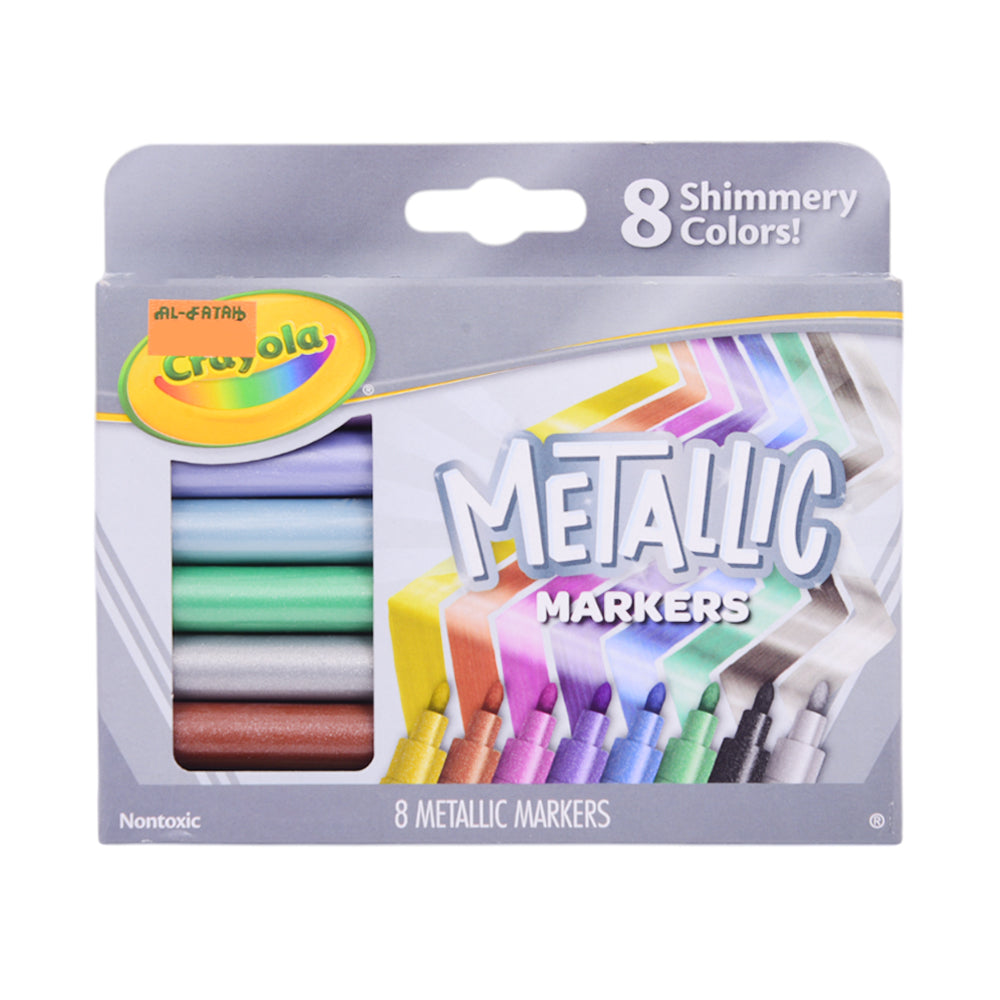 588628 CRY METALLIC MARKER 8CLR A.I Default Title - MamasJan Toys