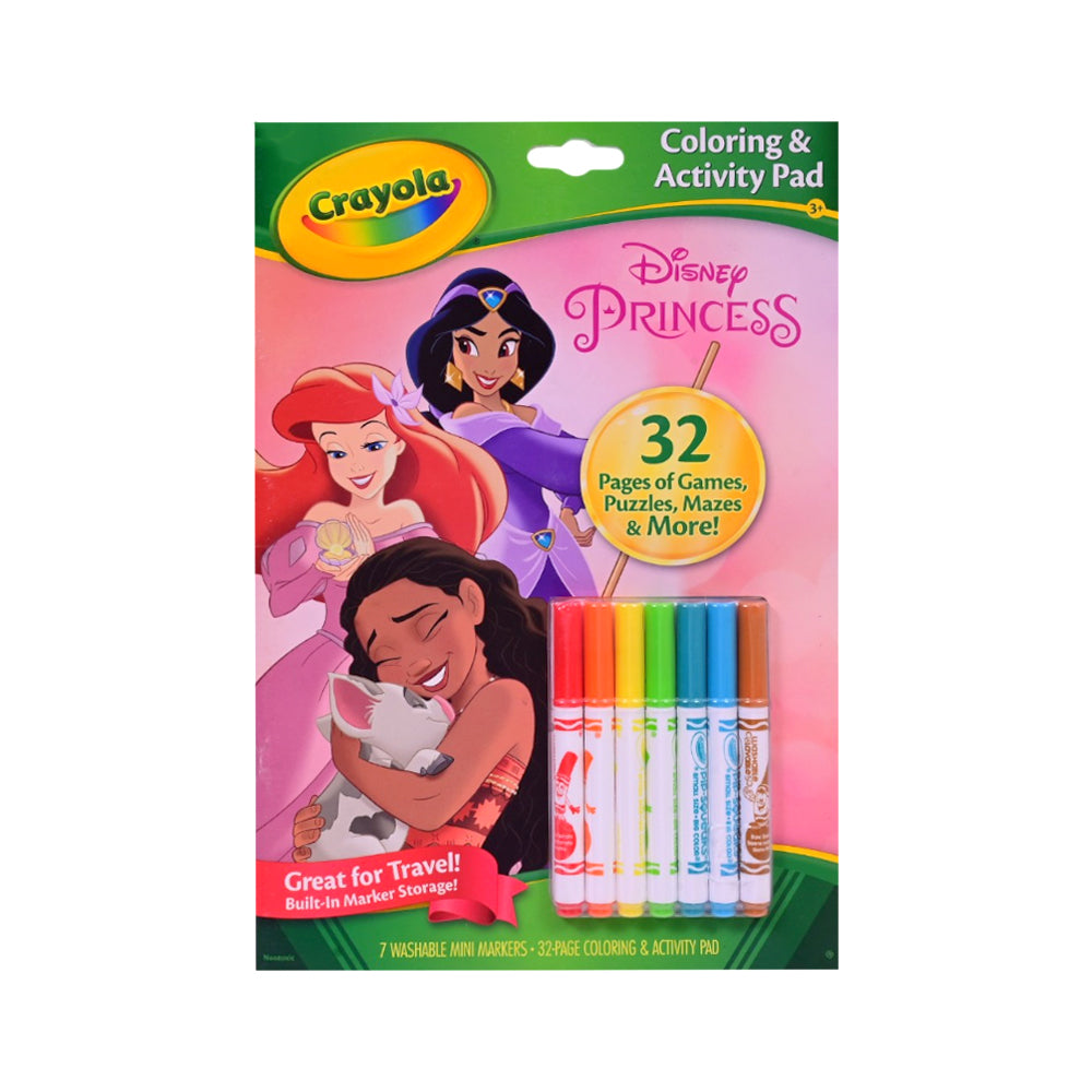 045807C CRY COLORING BOOK DISNEY PRINCESS A.I Default Title - MamasJan Toys