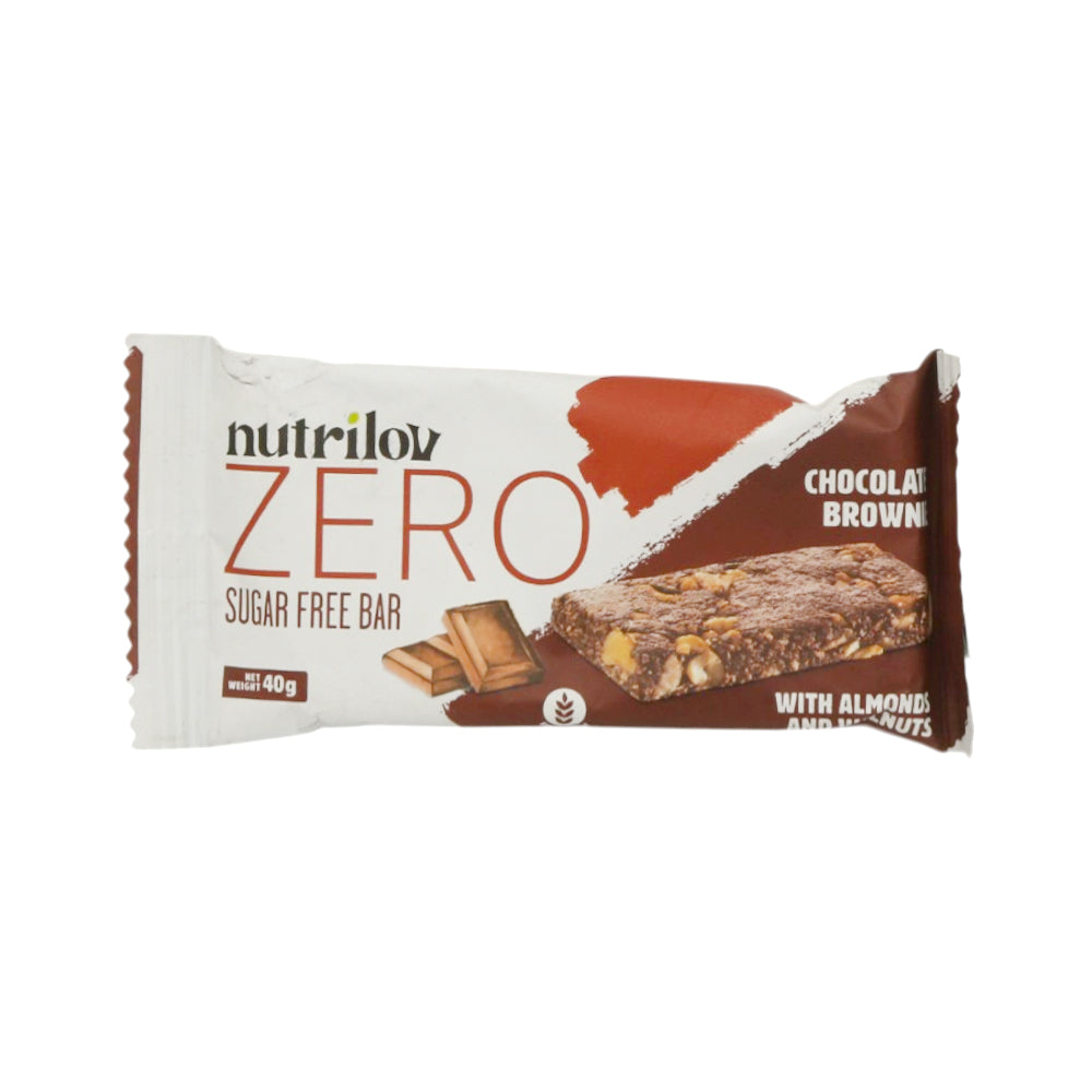 NUTRILOV ZERO CHOCOLATE BROWNIE 40G Default Title - MamasJan Grocery Food