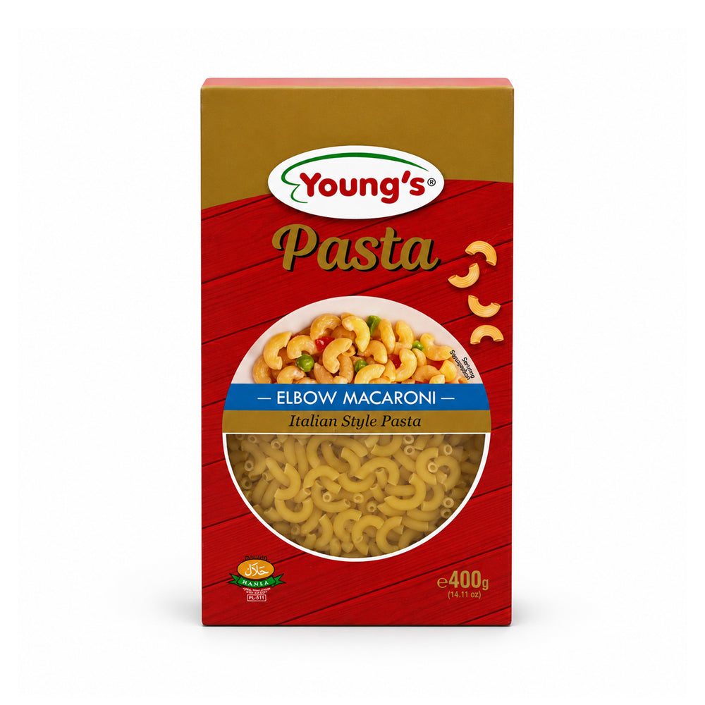 YOUNGS ELBOW SMALL MACARONI PASTA PH 400GM Default Title - MamasJan Grocery Food