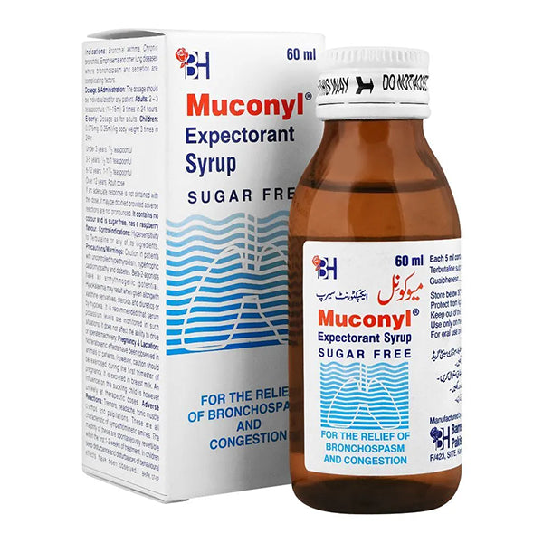 Muconyl Expectorant Sugar Free Syrup 60ml