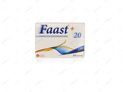 Faast + 20 Capsules 20/1100mg (1 Strip = 7 Capsules)