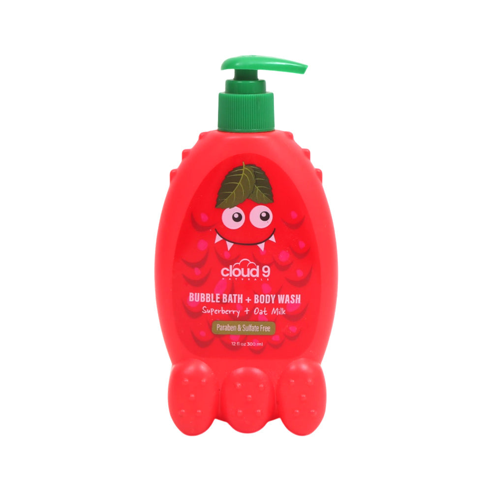 CLOUD 9 BUBBLE BATH & BODY WASH SUPERBERRY OATMILK 300ML Default Title - MamasJan Grocery Nonfood