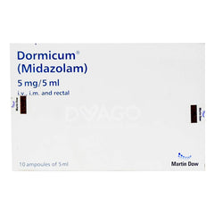 Dormicum Iv/Im Injection 5mg/5ml  (1 Box = 10 Injections)