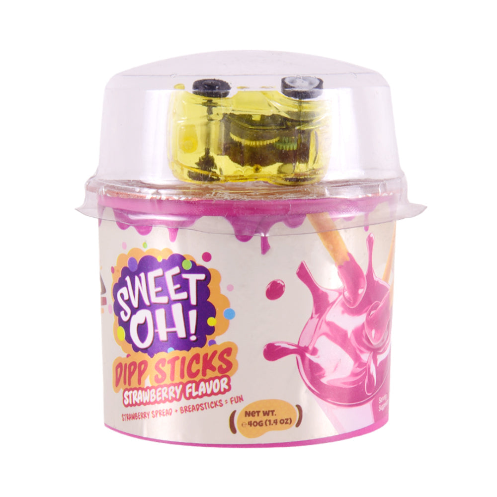 SWEET OH DIPS STRAWBERRY WITH TOY 40 GM Default Title - MamasJan GroceryFoods
