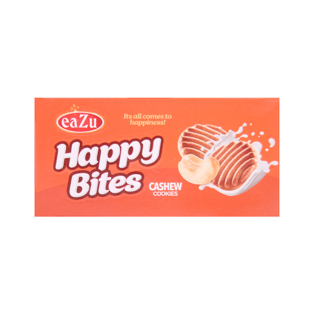 EAZU HAPPY BITES CASHEW COOKIES 90 GM Default Title - MamasJan GroceryFoods