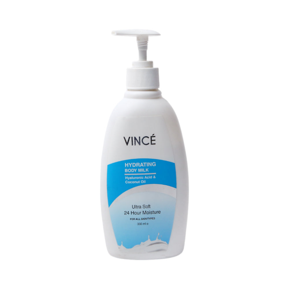 VINCE HYDRATING BODY MILK HYALURONIC ACID & COCONUT OIL 330M Default Title - MamasJan skincare