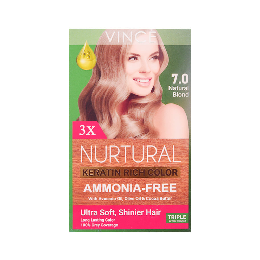VINCE NURTURAL WOMEN HAIR COLOR (NATURAL BLOND 7.0 Default Title - MamasJan haircare