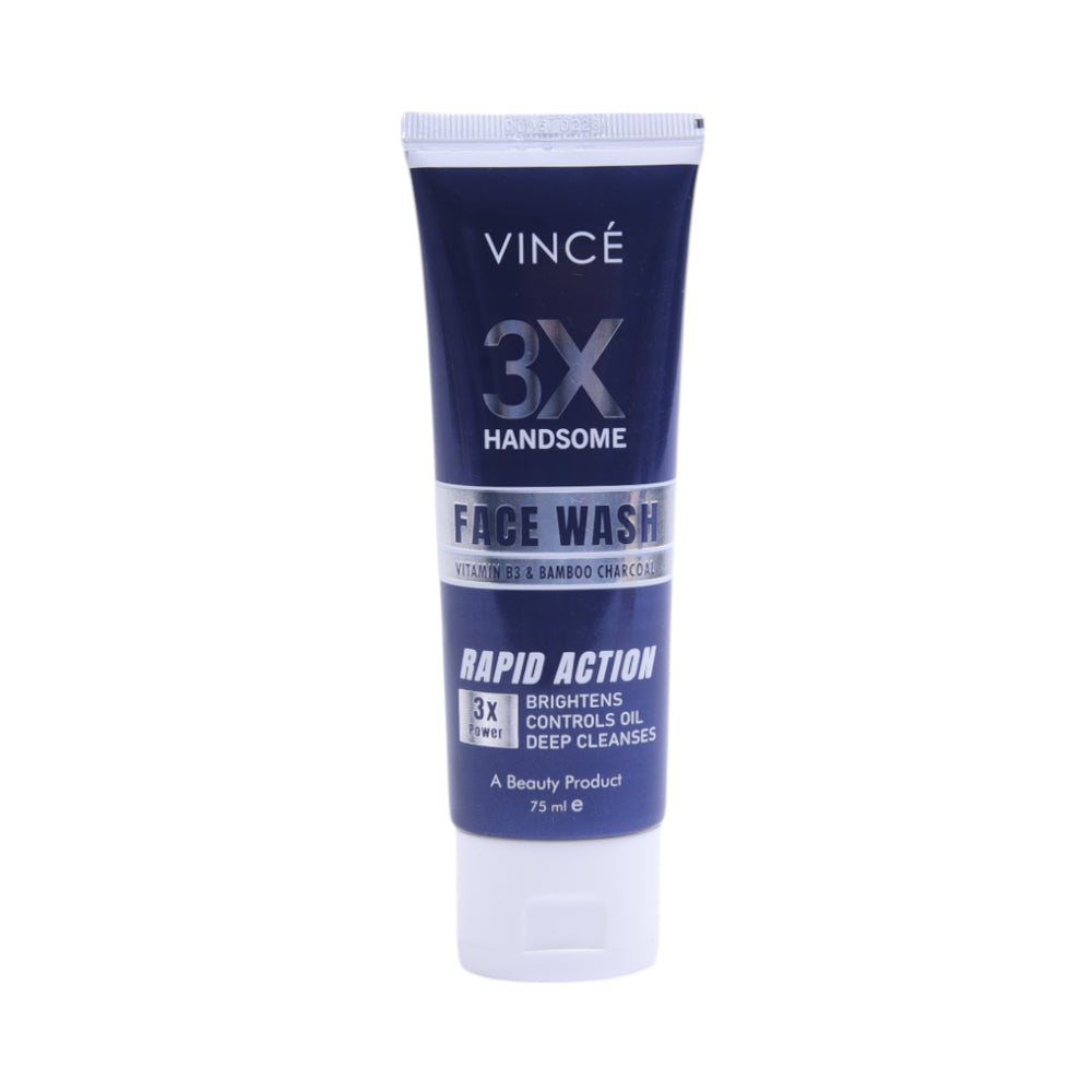 VINCE 3X HANDSOME FACE WASH 75 ML Default Title - MamasJan skincare