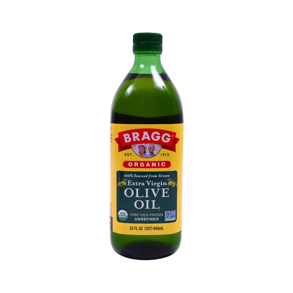 BRAGG OLIVE OIL EXTRA VIRGIN ORGANIC 946 ML BASIC Default Title - MamasJan GroceryFoods