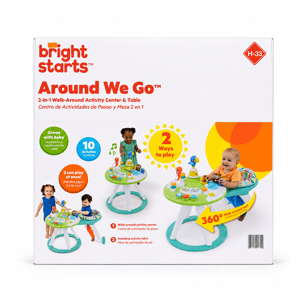 11638/H-33 AROUND WE GO BABY WALKER 360 ROTATE IR Default Title - MamasJan Toys