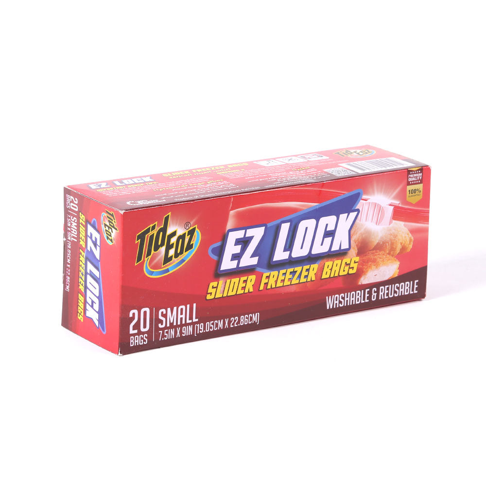 TID EAZ EZ LOCK SLIDER FREEZER 20 BAGS SMALL 7.5X9 Default Title - MamasJan Grocery Nonfood