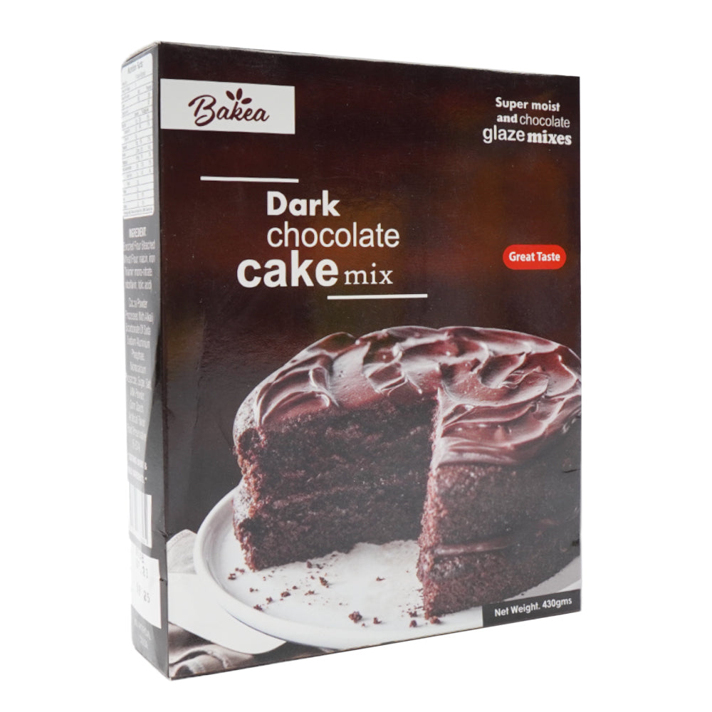 BAKEA CAKE MIX DARK CHOCOLATE 430GM Default Title - MamasJan Grocery
