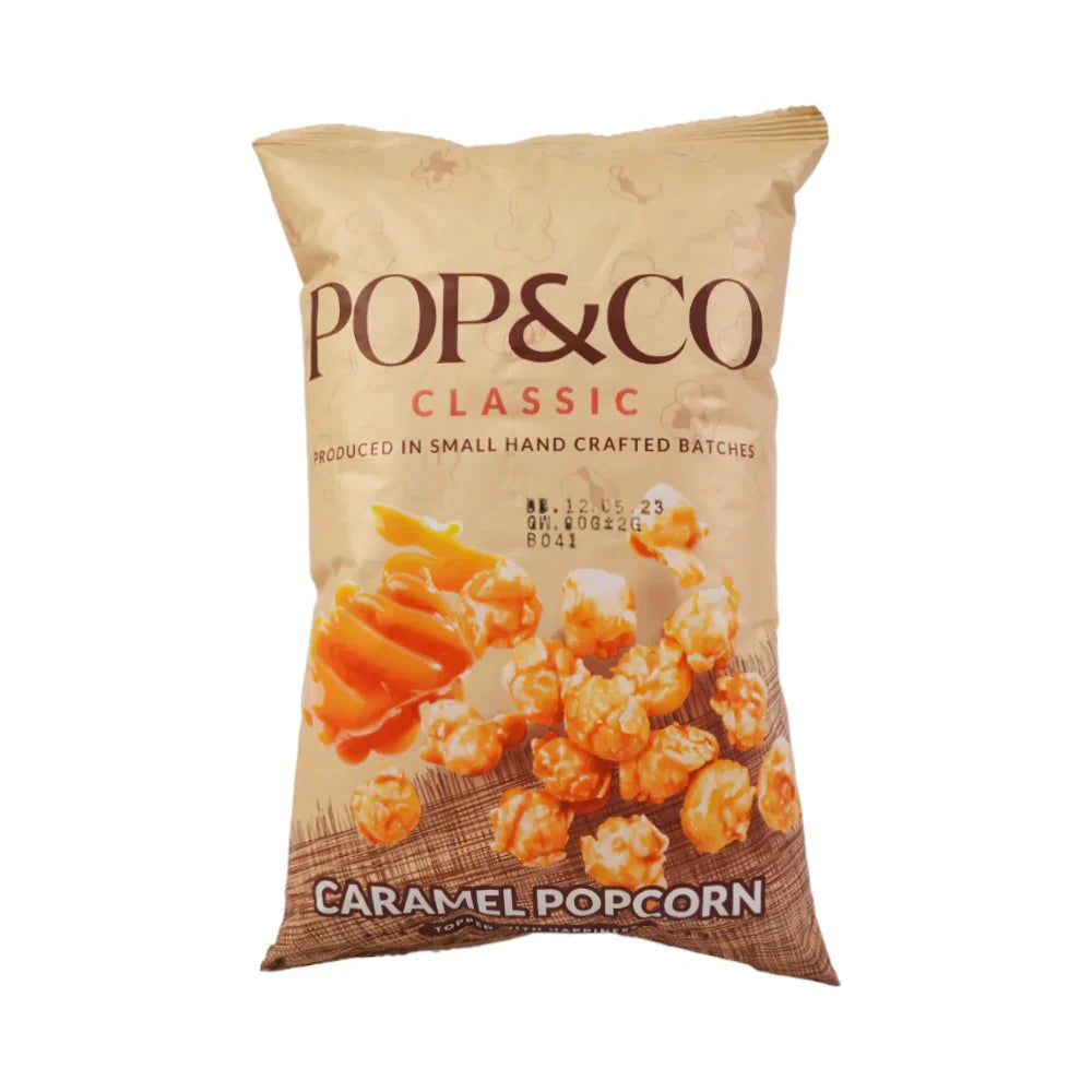 POP & CO CLASSIC CARAMEL POPCORN 80 GM Default Title - MamasJan Grocery