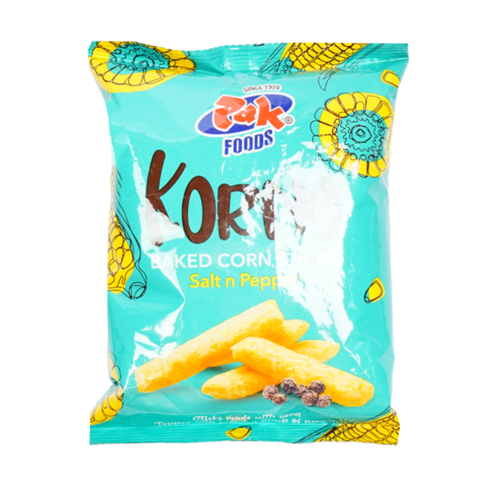 PAK FOOD KORNO BAKED CORN STICKS SALT N PEPPER 30GM Default Title - MamasJan GroceryFoods