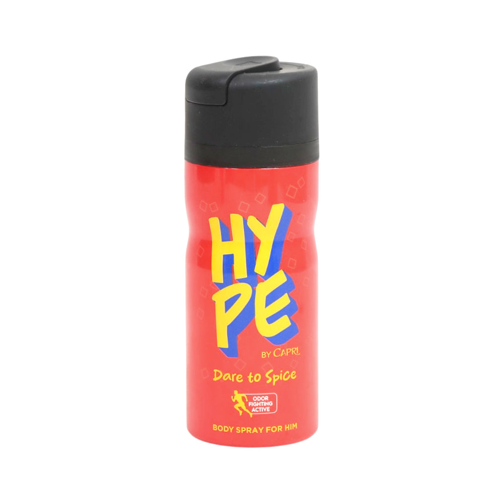 HYPE BY CAPRI BODY SPRAY DARE TO SPICE FOR MEN 150 ML Default Title - MamasJan Non Grocery
