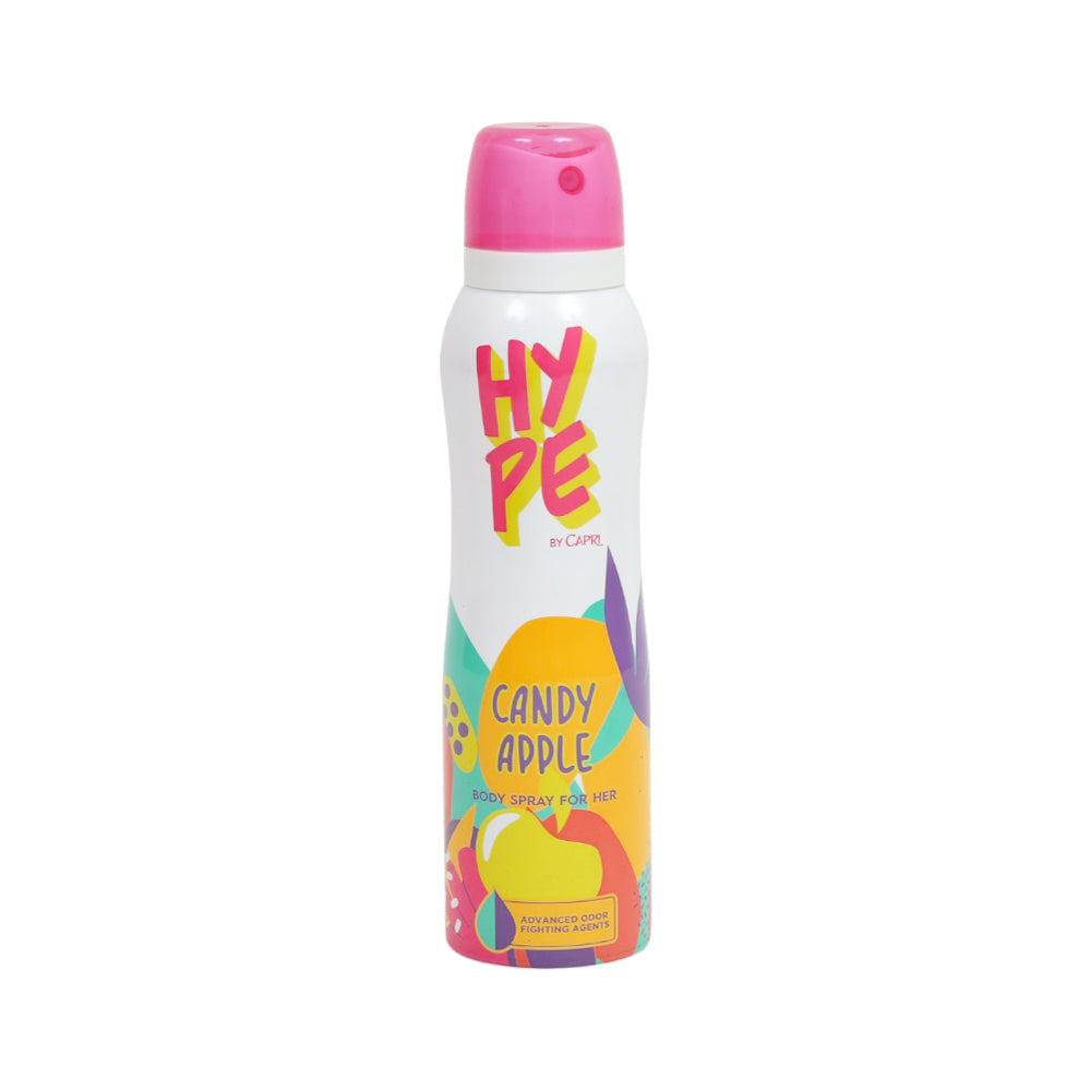 HYPE BY CAPRI BODY SPRAY CANDY APPLE FOR HER 150 ML Default Title - MamasJan Non Grocery