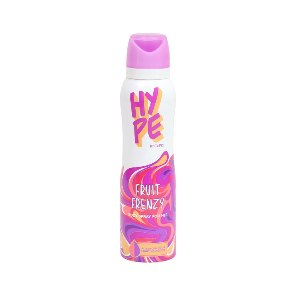 HYPE BY CAPRI BODY SPRAY FRUIT FRENZY FOR HER 150 ML Default Title - MamasJan Non Grocery