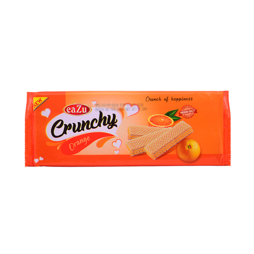 EAZU CRUNCHY WAFER (ORANGE) 75 GM Default Title - MamasJan GroceryFoods