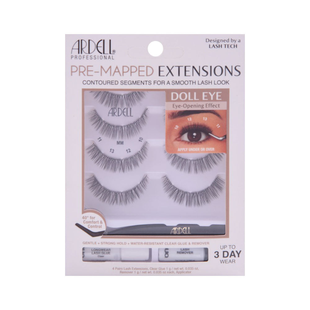 ARDELL PRE-MAPPED EXTENSIONS EYELASHES 4PAIR Default Title - MamasJan Makeup