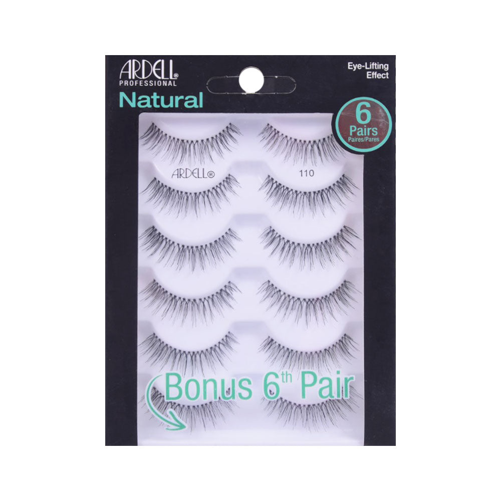 ARDELL NATURAL EYELASHES 6 PAIRS Default Title - MamasJan Makeup