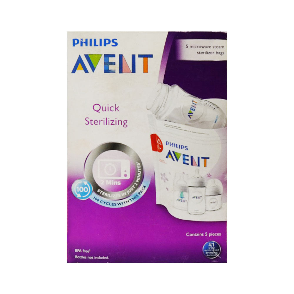 PHILIPS AVENT MICROWAVE STEAM STERILIZER BAGS BPA-FREE Default Title - MamasJan Grocery Nonfood