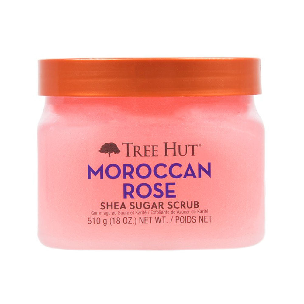 TREE HUT MOROCCAN ROSE SHEA SUGAR SCRUB 510G Default Title - MamasJan Makeup