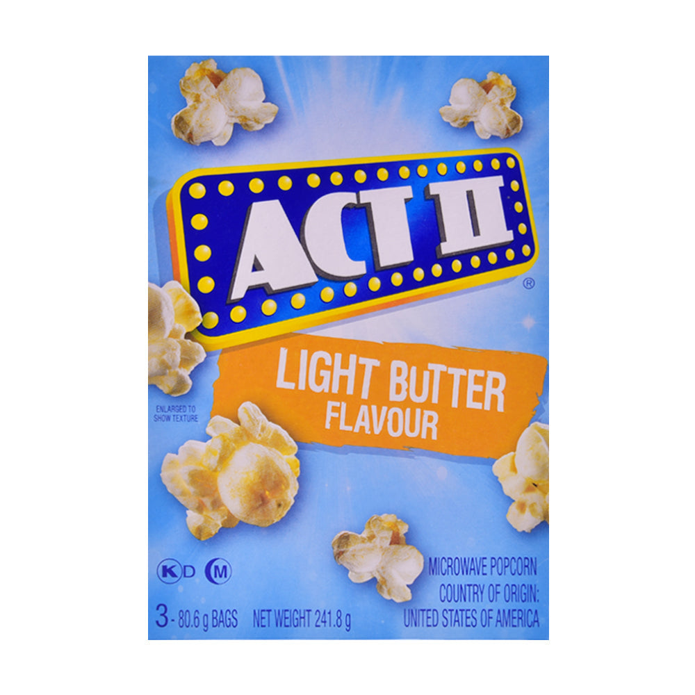 ACT2 POP CORN LIGHT BUTTER 241.8 GM BASIC Default Title - MamasJan Grocery